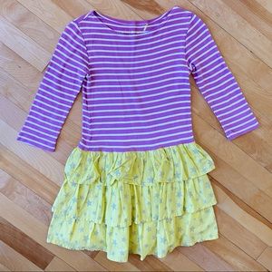 Mini Boden Striped Stars Dress - Size 7-8